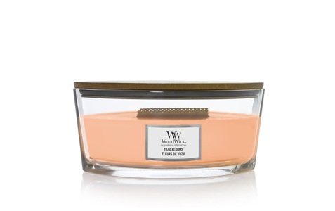 WoodWick, WoodWick - Ellipse Duft Kerze mit Holz Docht (10.17286.022E) - Yuzu Blooms, Woodwick Duftkerze »Yuzu Blooms Ellipse«
