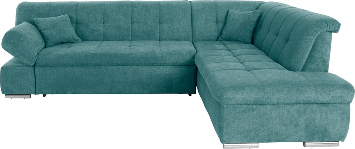 DOMO collection, DOMO collection Ecksofa, DOMO collection Ecksofa »Mona L-Form bequem und komfortabel, Breite 271cm, L-Form« wahlweise mit Bett- und Armlehnfunktion