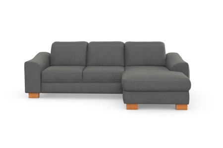 SIT&MORE, sit&more Ecksofa »Durness«, mit Federkern und hochwertigen Massivholzfüssen, wahlweise mit Kopfteilverstellung, Bettfunktion und Bettkasten oder mit Bettfunktion und Bettkasten, sit&more Ecksofa »Dundee L-Form«, mit Federkern und Massivholzfüssen, wahlweise mit Kopfteilverstellung