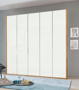 fresh to go, Fresh To Go Kleiderschrank »Level«, mit Glastüren, Wimex Kleiderschrank »Level by fresh to go«, Türen vollflächig mit farbigem Glas