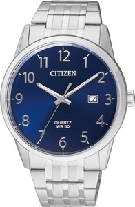 Citizen, Citizen Quarzuhr »BI5000-52L«, Citizen Quarzuhr »BI5000-52L«, Armbanduhr, Herrenuhr, Damenuhr, Edelstahlarmband, Datum