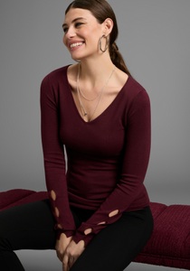 Bruno Banani Strickpullover, mit besonderem Ärmel-Detail - NEUE KOLLEKTION