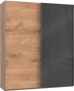 fresh to go, Fresh To Go Schwebetürenschrank »Level«, mit Glastür, Wimex Schwebetürenschrank »Level by fresh to go«, mit jeweils einer Glastür
