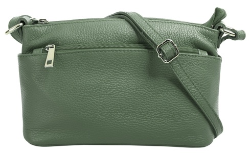 CLUTY, Cluty Umhängetasche, Cluty Umhängetasche echt Leder, Made in Italy