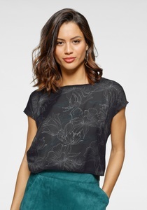 LAURA SCOTT, Laura Scott Shirtbluse, mit floralem Druck, Laura Scott Shirtbluse, mit floralem Druck