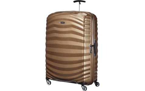 Samsonite 1, Samsonite - Koffer Lite-Shock Spinner 81 cm / 124 L - Braun, Samsonite Koffer »Lite-Shock Spinner«, 4 Rollen