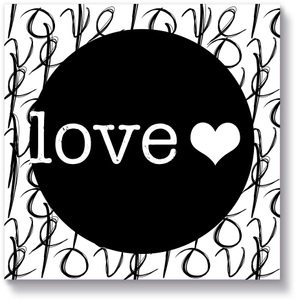 Artland, Artland Holzbild »Liebe II«, (1 St.), Artland Holzbild »Liebe II«, Sprüche & Texte, (1 St.)