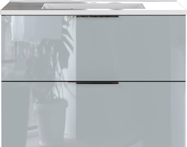 Germania, GERMANIA Waschtisch »Vasio«, Waschtisch-Unterschrank inkl. Mineralguss-Becken mit 2 Schubladen, GERMANIA Waschtisch »Vasio«, Waschtisch-Unterschrank inkl. Mineralguss-Becken mit 2 Schubladen