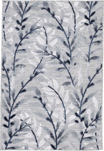 carpetfine, carpetfine Teppich »Deja 100«, rechteckig, 4 mm Höhe, robustes Flachgewebe, Motiv- Floral Palmenblätter, Hoch-Tief Effekt, In- und Outdoor geeignet, Wetterfest und UV-beständig für Balkon, Terrasse, Garten, Aussenbereich,Wohnzimmer, Schlafzimme, carpetfine Teppich »Deja 100«, rechteckig, 4 mm Höhe, robustes Flachgewebe, Motiv- Floral Palmenblätter, Hoch-Tief Effekt
