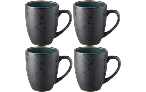 Bitz, Bitz-Bitz Becher 30cl, Schwarz/Grün, Bitz Tasse »Kaffeetasse 300 ml, 4 Stück«