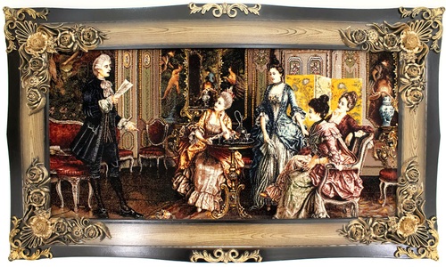 MorgenLand, morgenland Wandteppich »Bild-Teppich Figurativ 120 x 70 cm«, rechteckig, 0,6 mm Höhe, besonders weich durch Microfaser, morgenland Wandteppich »Bild-Teppich Figurativ 120 x 70 cm«, rechteckig, 6 mm Höhe, besonders weich durch Microfaser