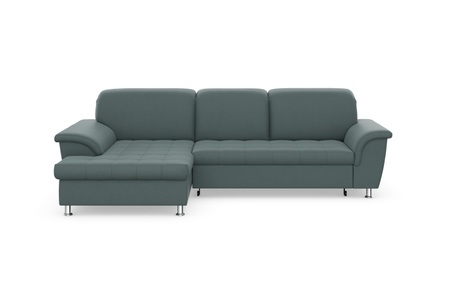 DOMO collection, DOMO collection Ecksofa »Franzi«, wahlweise mit Bettfunktion, Bettkasten und Kopfteilverstellung, frei im Raum stellbar, DOMO collection Ecksofa »Franzi Steppung im Sitzbereich B7T/H: 278/162/80 cm, L-Form« wahlweise mit Bettfunktion, Bettkasten und Kopfteilverstellung