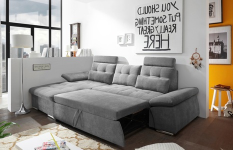 MID.YOU, MID.YOU Wohnlandschaft in textil, holzwerkstoff dunkelgrau , Nalo Longchair Rec.2f , Uni , 170 cm , Nachbildung , seitenverkehrt erhältlich, Rücken echt , 002220026404, MID.YOU Ecksofa in mikrovelours dunkelgrau , Nalo , Textil, Holzwerkstoff , Uni , 268x170 cm , Mikrovelours,Nachbildung , seitenverkehrt erhältlich, Rücken echt , 002220026404