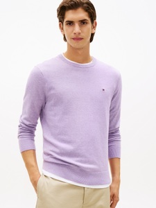 Tommy Hilfiger, Tommy Hilfiger Rundhalspullover "ESSENTIAL COTTON" Crewneck Regular Fit Premium Mode