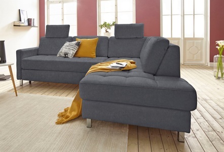 SIT&MORE, sit&more Ecksofa, sit&more Ecksofa »Pablo L-Form«, wahlweise mit Bettfunktion