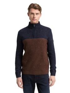 Tom Tailor, TOM TAILOR Troyer mit Logo Stickerei