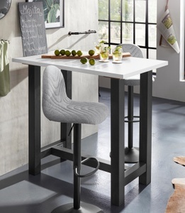 undefined, Bartisch, Mäusbacher Bartisch, Gestell in U-Form (Breite 120, 140 oder 160 cm)