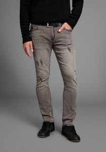 Bruno Banani Straight-Jeans »Hutch«, gerade Beinform, teilweise mit modischen Destroyed-Effekten