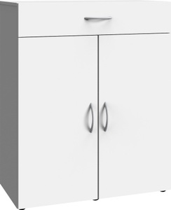 CONFORAMA, Kommode 2 Tür(en) 1 Schublade(n) MODUL Weiss, Wimex Kombikommode »Multiraumkonzept«, Schubkästen auf Metallschienen