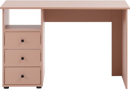 Schildmeyer, Schildmeyer Schreibtisch »Smash, Breite 115 cm«, 3 Schubladen mit Teilauszug und Metallbeschlägen, Schildmeyer Schreibtisch »Smash, Breite 115 cm«, 3 Schubladen mit Teilauszug und Metallbeschlägen