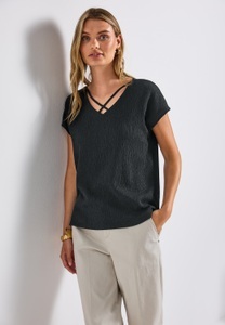 STREET ONE Shirttop, mit Struktur