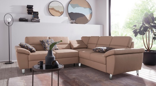 SIT&MORE, sit&more Ecksofa, sit&more Ecksofa »Sorano L-Form«, wahlweise mit Bett- und Relaxfunktion, inkl. Bettkasten