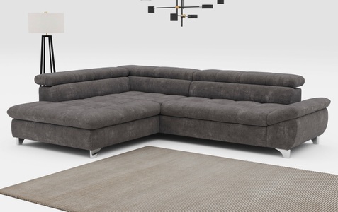 COTTA Ecksofa »Gemini L-Form«, mit Kopfteilverstellung, wahlweise mit Bettfunktion
