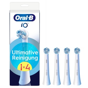 Oral-B, Oral-B iO Ultimative Reinigung Aufsteckbürsten 4er Weiss, Oral-B iO Ultimative Reinigung Aufsteckbürsten 4er Weiss