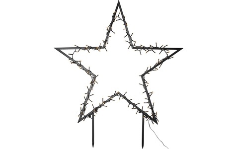 Star Trading, LED-Dekoleuchte Spiky mit Erdspießen, 80 cm, Parforce Traditional Hunting LED Dekofigur »Trading LED-Figur Stern Spiky«