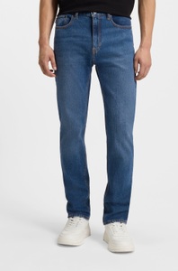 HUGO Blue Slim-fit-Jeans »Ash«, mit Stone-washed-Finish