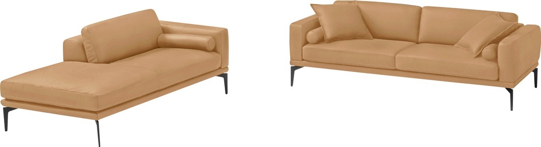 Egoitaliano, Egoitaliano Polstergarnitur »Masu«, Höhe der Rückenkissen und Sitztiefe verstellbar, 3 Rollkissen, Egoitaliano Polstergarnitur »Masu, Design trifft sensationellen Sitzkomfort«, Höhe der Rückenkissen und Sitztiefe verstellbar, 3 Rollkissen