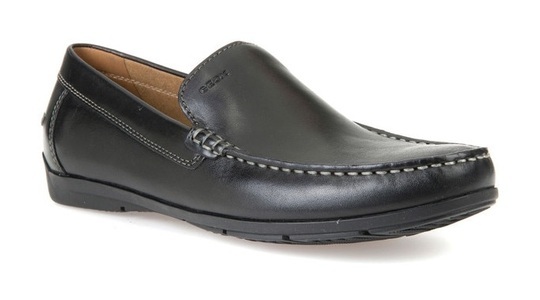 GEOX, Geox Siron Herren Slipper Schwarz, Geox - Mokassins, für Herren, Black, Größe 40