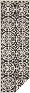 NORTHRUGS, NORTHRUGS Läufer »Jardin«, rechteckig, 5 mm Höhe, In-und Outdoor geeignet, Wohnzimmer, Balkon, Terrasse, Garten, Robust, Pflegeleicht, Flachgewebe, Wendbar, NORTHRUGS Läufer »Jardin«, rechteckig, 5 mm Höhe, Wendeteppich, In-& Outdoor, Vintage, Balkon, Garten, Wohnzimmer, Flur