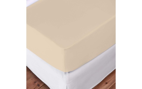 undefined, Jersey-Fixleintuch für Topper, Jersey Natur
