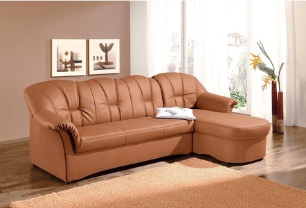DOMO collection, DOMO collection Ecksofa, DOMO collection Ecksofa Papenburg L-Form, in grosser Farbvielfalt, wahlweise mit Bettfunktion