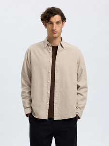 SELECTED HOMME Langarmhemd »SLHREGNOAH BRUSHED TWIST SHIRT LS NOOS«