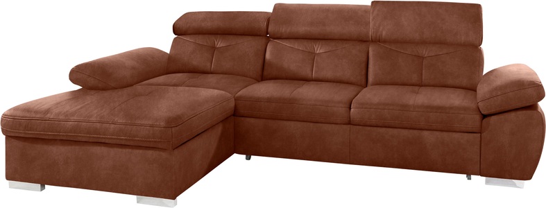 exxpo - sofa fashion, exxpo - sofa fashion Ecksofa, wahlweise mit Bettfunktion und Bettkasten, exxpo - sofa fashion Ecksofa »Spring, super bequem, mit Armteil- und Kopfteilfunktion, OTTOs Choice« L-Form, wahlweise mit Bettfunktion und Bettkasten