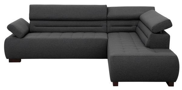 HOME AFFAIRE, Home affaire Ecksofa »Thunder«, mit Ottomanenabschluss, mit Arm- und Kopfteilverstellung, 