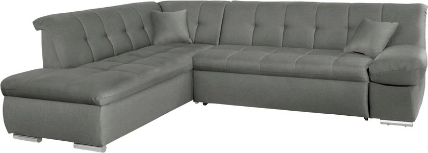DOMO collection, DOMO collection Ecksofa, DOMO collection Ecksofa »Mona L-Form bequem und komfortabel, Breite 271cm, L-Form« wahlweise mit Bett- und Armlehnfunktion