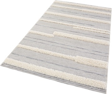 MINT RUGS, Teppich, »Ifrane«, MINT RUGS, rechteckig, Höhe 35 mm, maschinell gewebt, HANSE Home Teppich »Ifrane«, rechteckig, 35 mm Höhe, Hoch-Tief-Struktur, Gestreiftes Muster, Strapazierfähig, Pflegeleicht