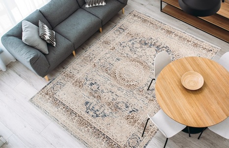 calo-deluxe Teppich »Valessa-1111«, rechteckig, 5 mm Höhe, Wohnzimmer