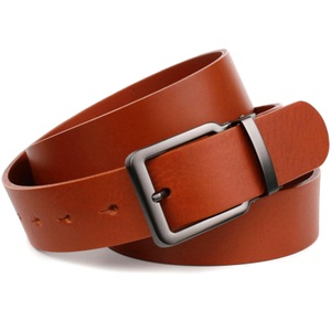 ANTHONI CROWN, Anthoni Crown Vollledergürtel in Cognac, 