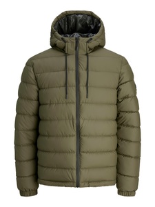 Jack & Jones Steppjacke »JCOPOINT PU PUFFER JACKET BF«, mit Kapuze