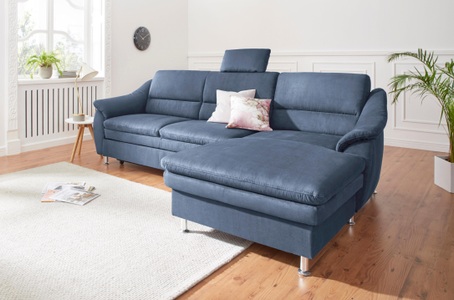 SIT&MORE, sit&more Ecksofa, sit&more Ecksofa »Cardoso L-Form« mit Federkern, wahlweise mit Bettfunktion
