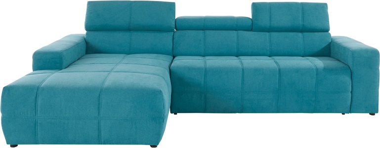 DOMO collection, DOMO collection Ecksofa, DOMO collection Ecksofa »Brandon grosse Ausführung B/T/H: 289/177/80 cm, auch in Leder und Cord«, mit Kopfteilverstellung, wahlweise Sitztiefenverstellung, L-Form