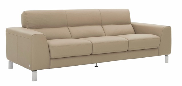 CALIA ITALIA, CALIA ITALIA 3-Sitzer »Simon«, in zwei Lederqualitäten, CALIA ITALIA 3-Sitzer »Simon, toller Sitzkomfort, italienisches Designsofa« in zwei Lederqualitäten