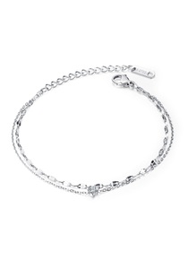 FIRETTI, Firetti Armband »Glamour«, mit Zirkonia (synth.), Firetti Armband »Schmuck Geschenk Armschmuck Armkette Schiffsankerkette«, mit Zirkonia (synth.)