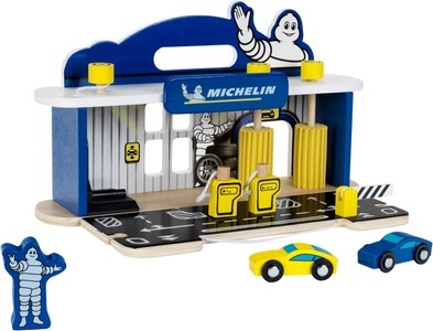 Klein, Theo klein Michelin Service- Station, Holz, 
