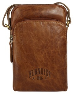 Klondike 1896, Klondike 1896 Umhängetasche, (1 tlg.), echt Leder, Klondike 1896 Umhängetasche, echt Leder