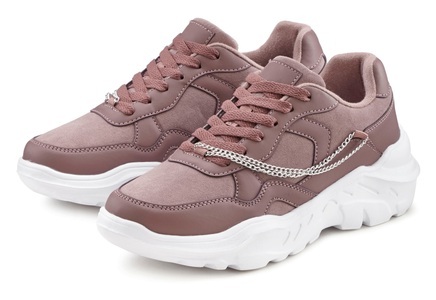 Lascana, LASCANA Sneaker, mit Chunky-Sohle und Ketten-Element VEGAN, 
